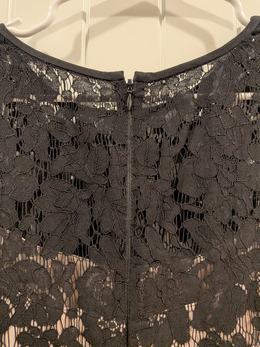 White House Black Market Black Lace Midi Dress - Picture 7 of 8